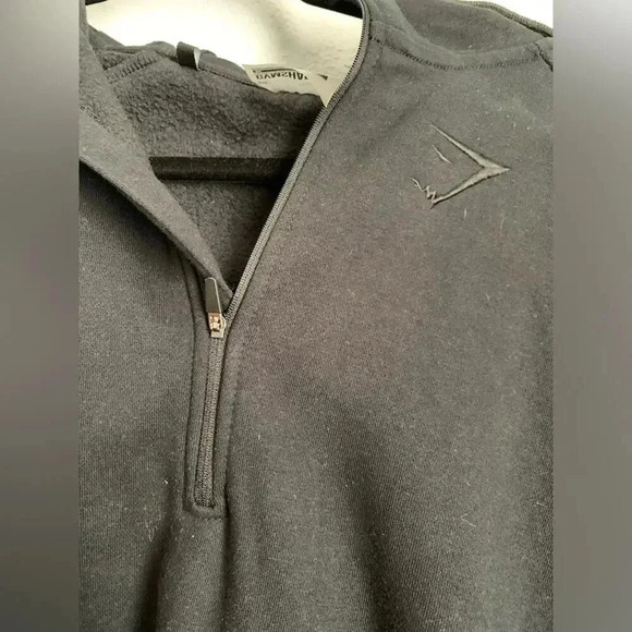 Gymshark Athleisure Black Hoodie Dress With Adjustable Waist - Medium - Picture 5 of 8